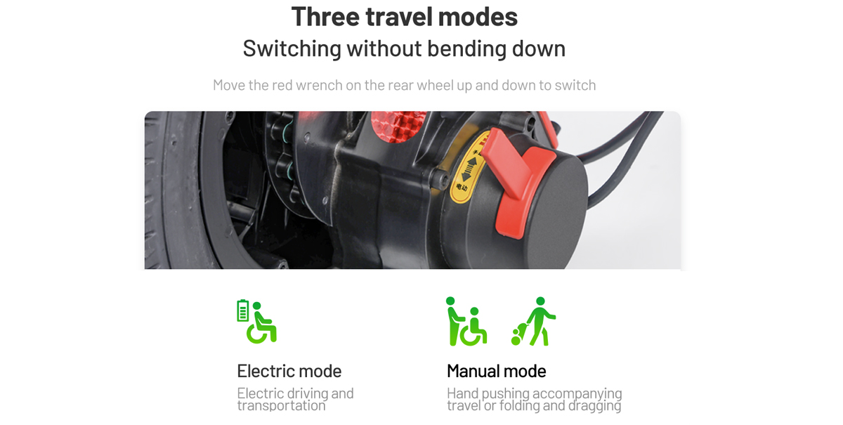 JBH Taşınabilir Elektrikli Tekerlekli Sandalye