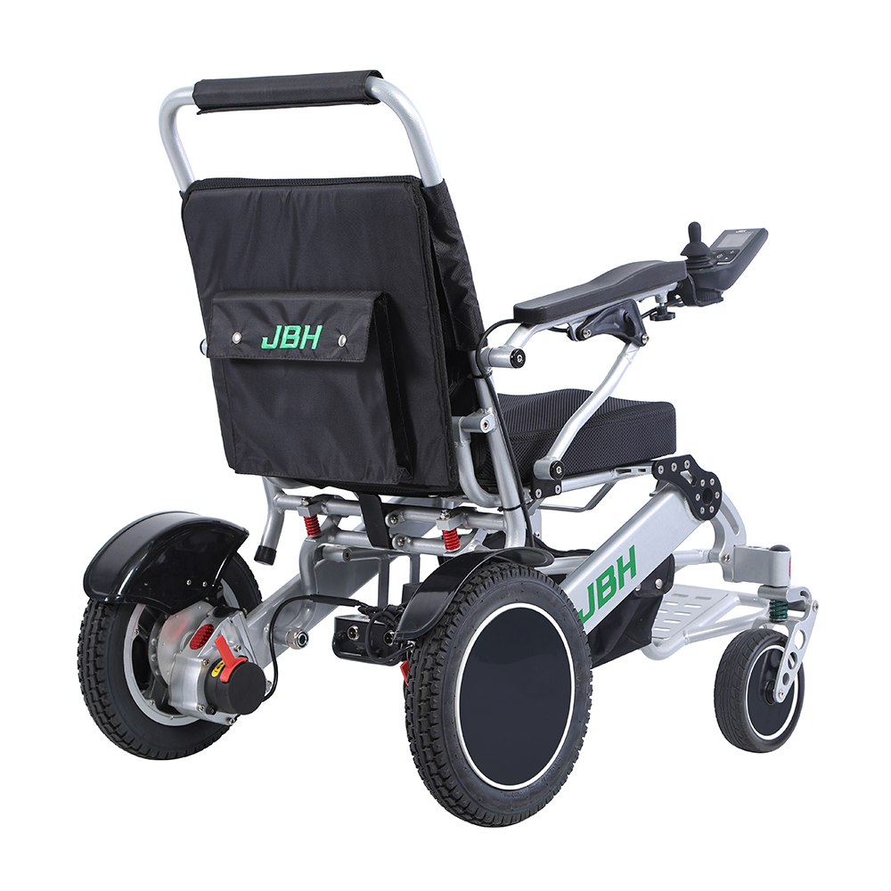 JBH Hafif siklet katlanır elektrikli tekerlekli sandalye D12
