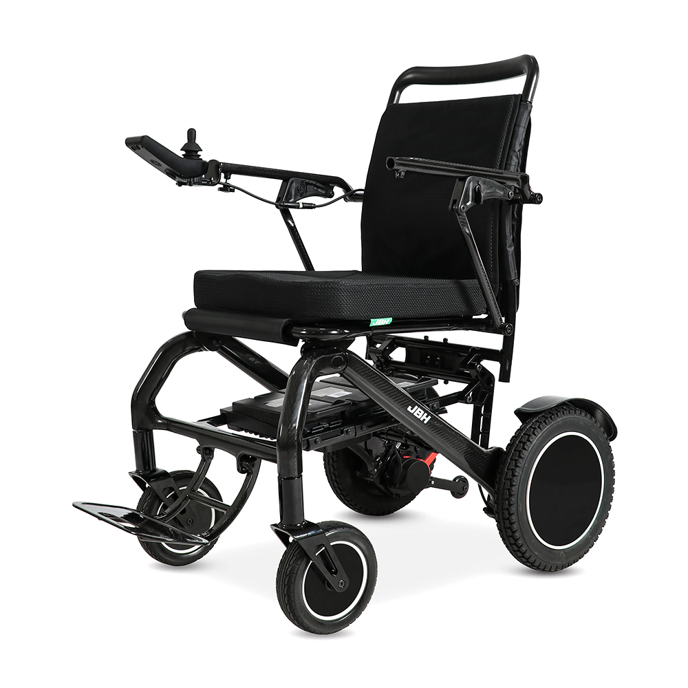 JBH Taşınabilir Karbon Fiber Akülü Tekerlekli Sandalye DC07