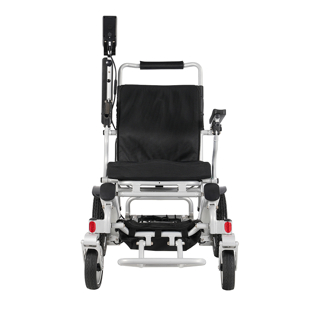 JBH Taşınabilir elektrikli seyahat alaşımı tekerlekli sandalye D11