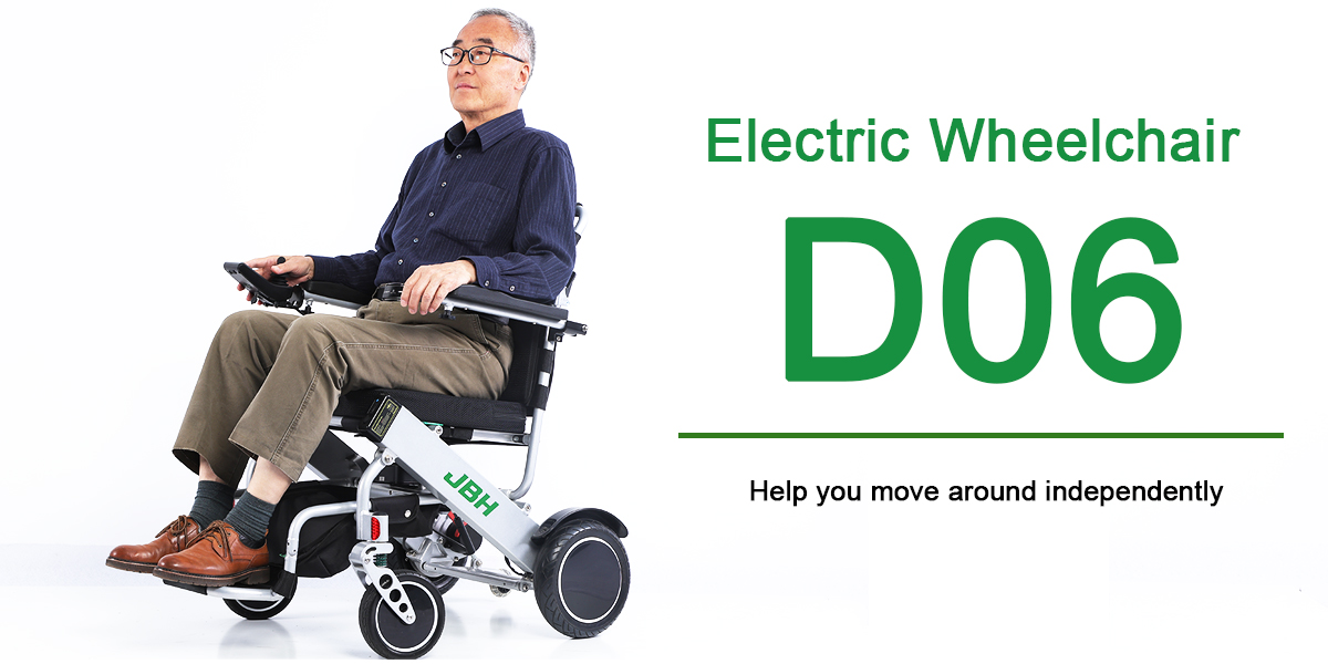 JBH Katlanır elektrikli tekerlekli sandalye 