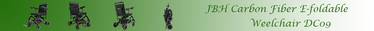  Karbon Fiber E-katlanabilir Weelchair DC09