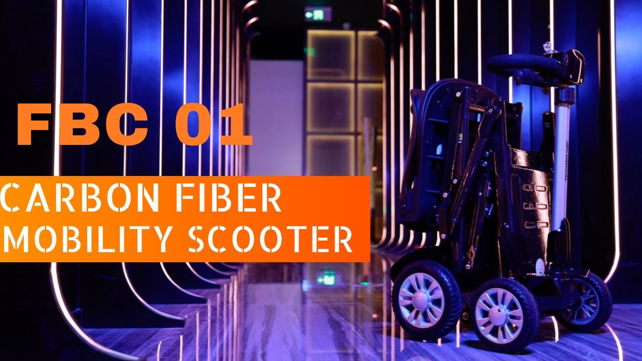 FBC01 Karbon Fiber Katlanır Mobilite Scooter