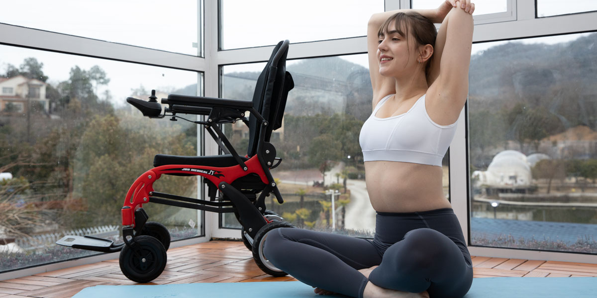 JBH Karbon fiber elektrikli tekerlekli sandalye