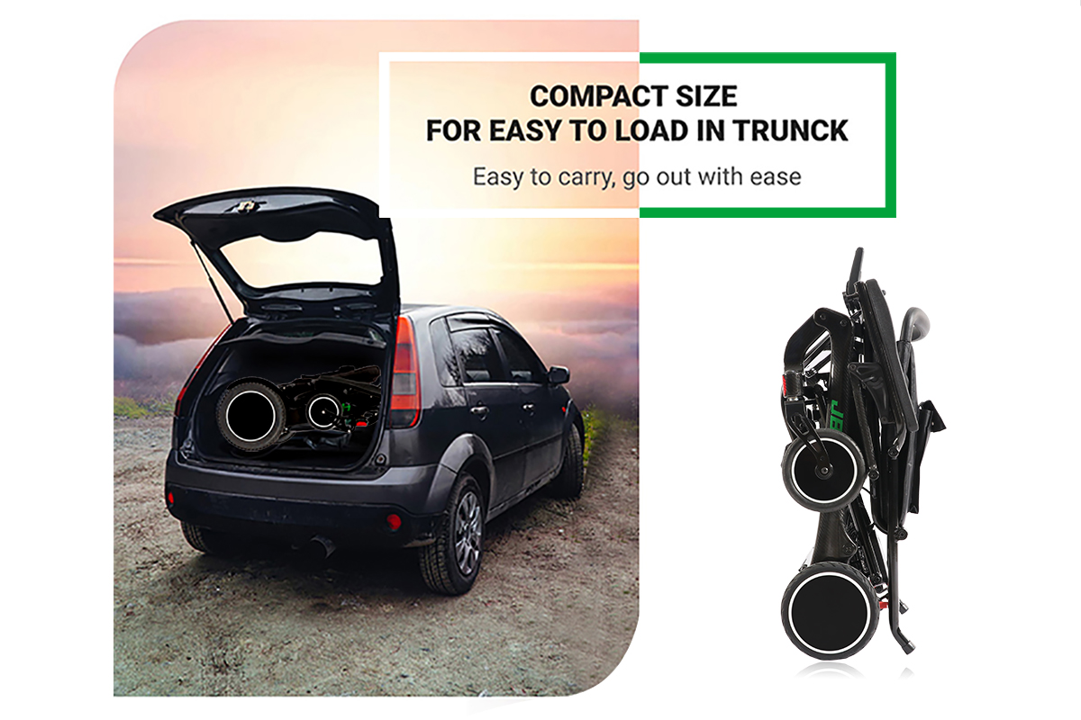 hafif elektrikli tekerlekli sandalye katlanabilir