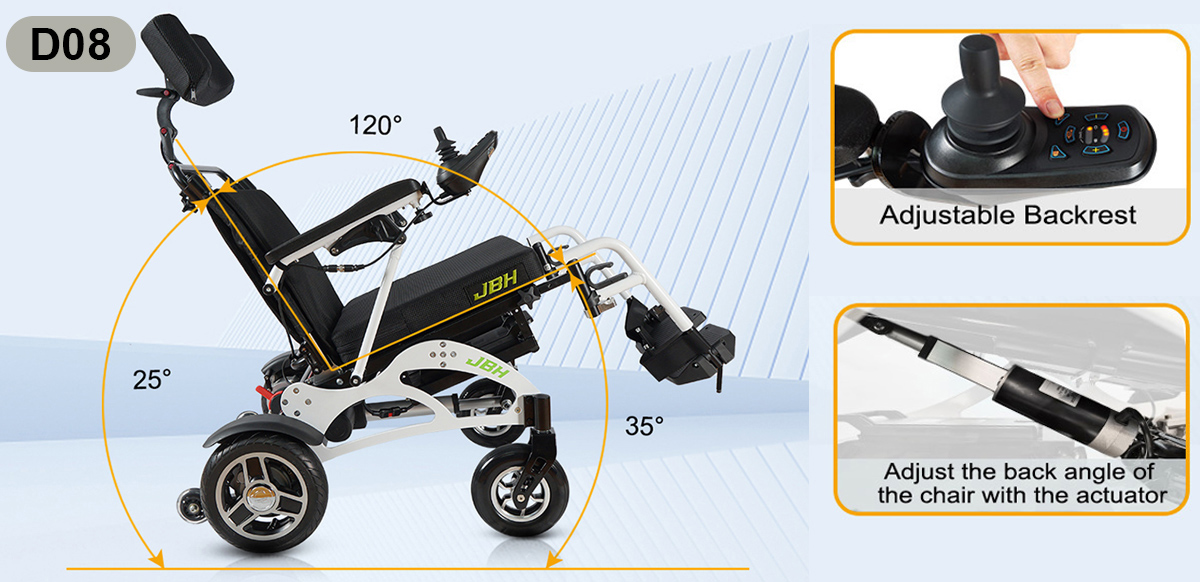 JBH elektrikli tekerlekli sandalye D08