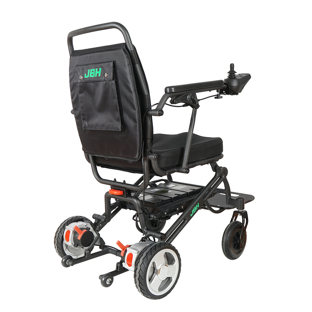 JBH Taşınabilir elektrikli karbon fiber tekerlekli sandalye DC05