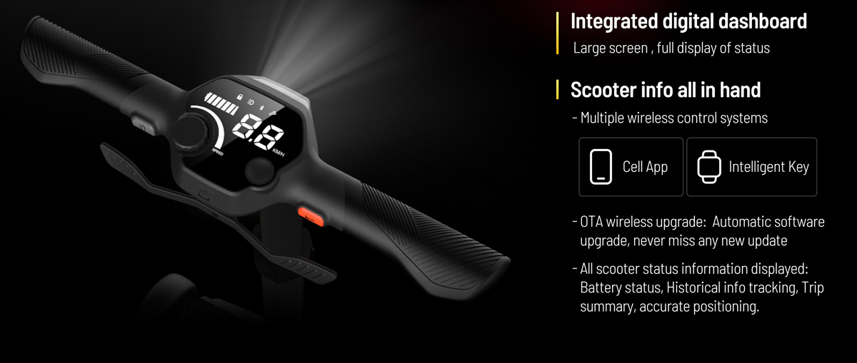 Kolay kullanımlı mobilite scooterı