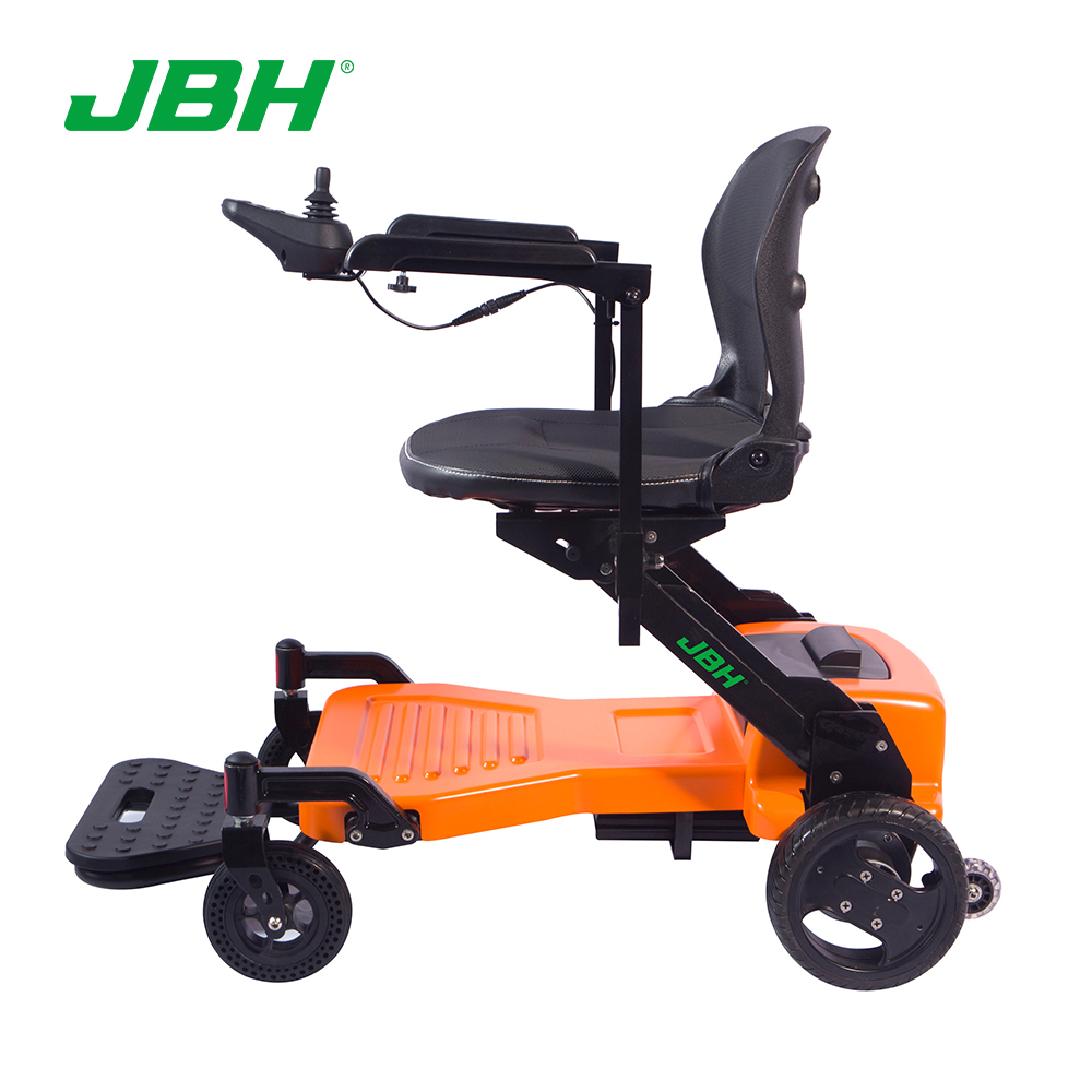 JBH Seyahat Katlanır Ağır Hizmet Elektrikli Tekerlekli Sandalye