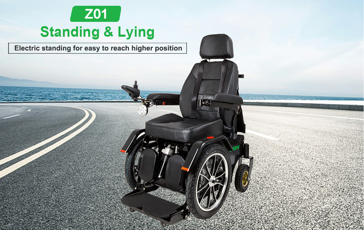 Z01 elektrikli duran tekerlekli sandalye
