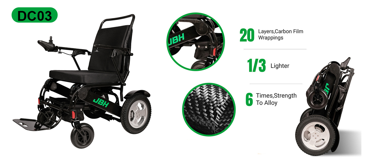 Karbon fiber tekerlekli sandalye DC03